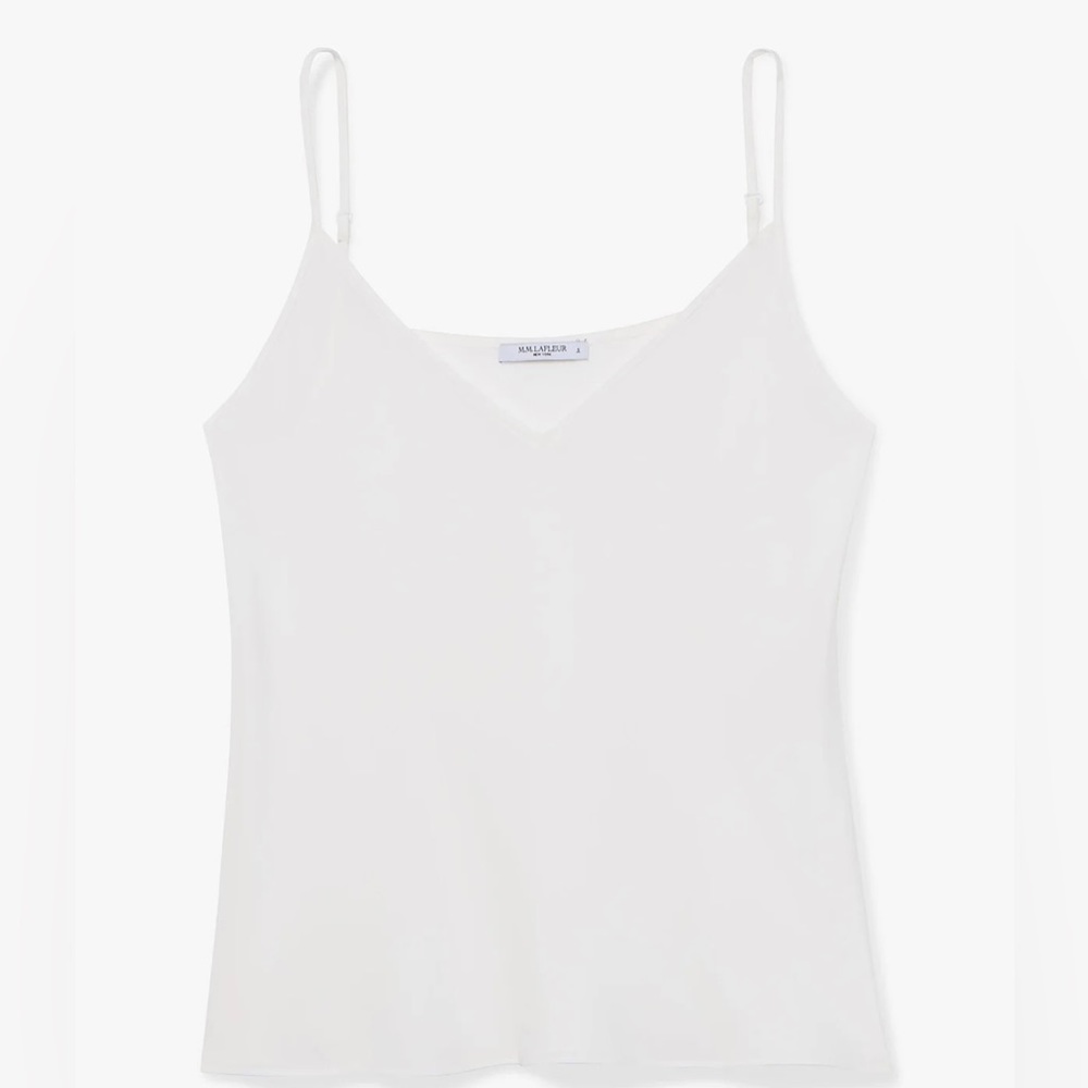 M.M. Lafleur The Lisey Cami - Washable Silk NWT Ivory Size XXL